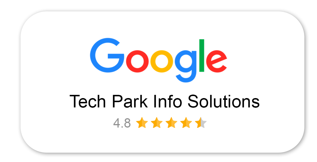 5 star rating for Tech Park Info Solutions web design services