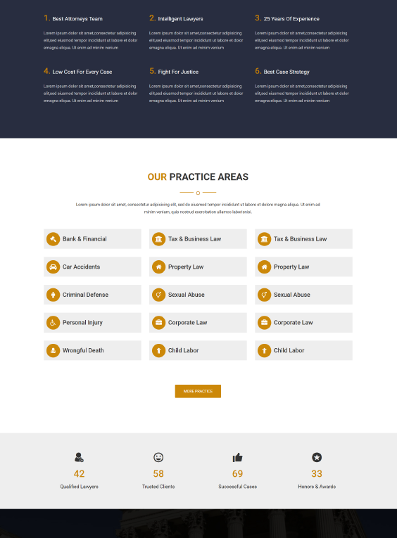 Sen Marrow Law static website design