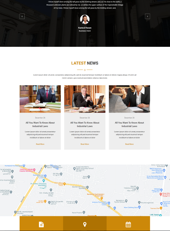 Sen Marrow Law static website design