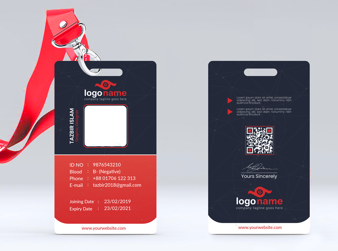 ID card design sample 2
